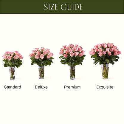 Long Stem Pink Rose Bouquet –  Rambling Rose Florist, Dunedin FL