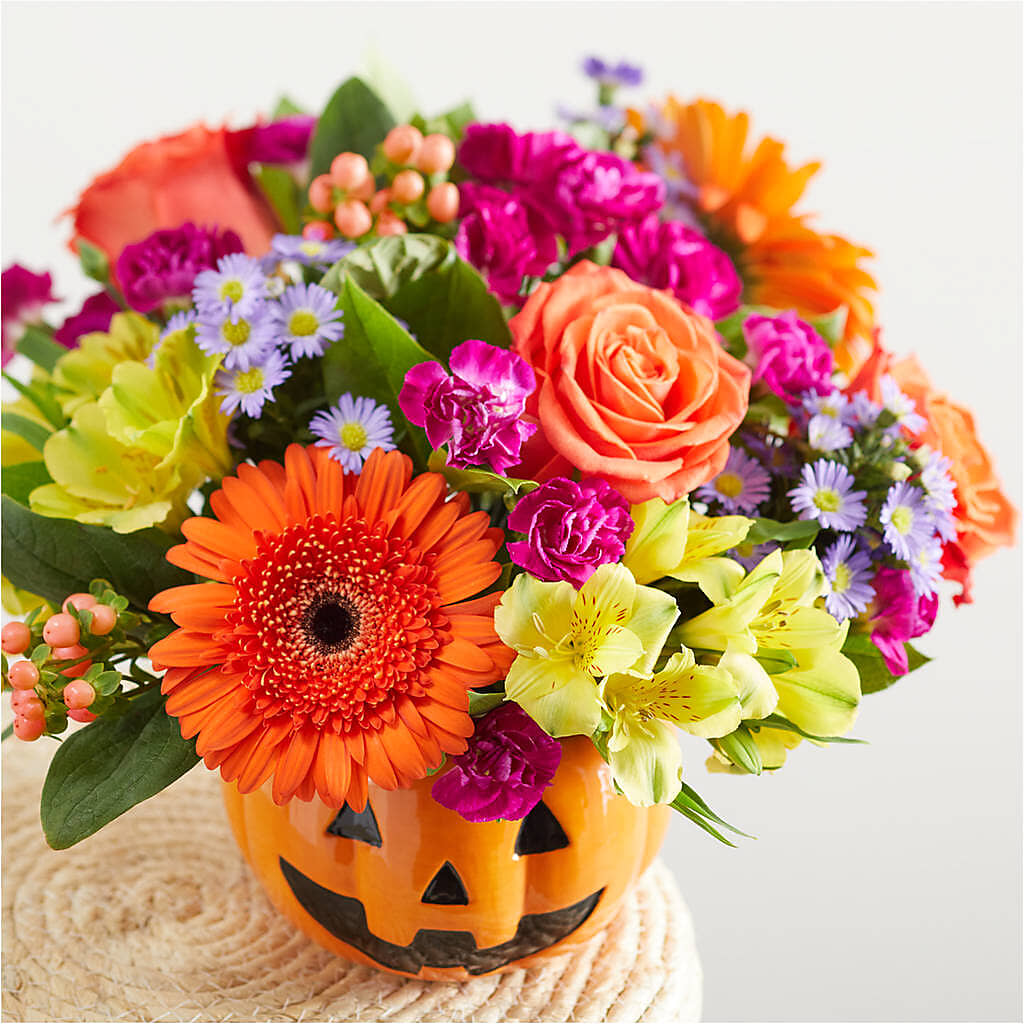Tricks & Treats Pumpkin –  Rambling Rose Florist, Dunedin FL