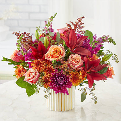 Burgundy Landscape Bouquet –  Rambling Rose Florist, Dunedin FL