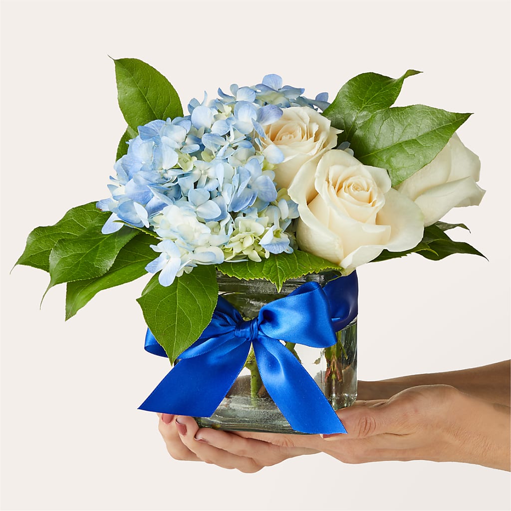 Sky Blue Delight Bouquet –  Rambling Rose Florist, Dunedin FL