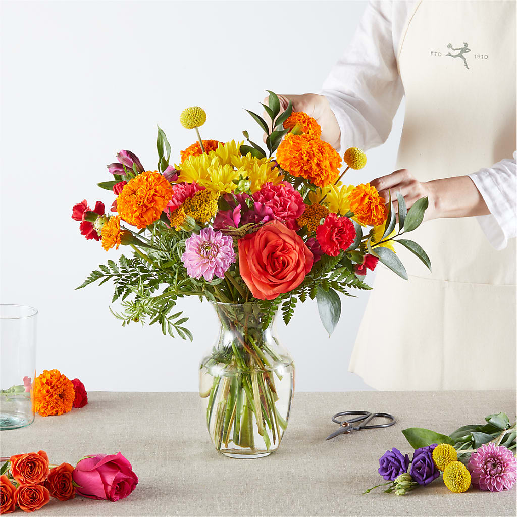 Feast of Color – A Florist Original –  Rambling Rose Florist, Dunedin FL