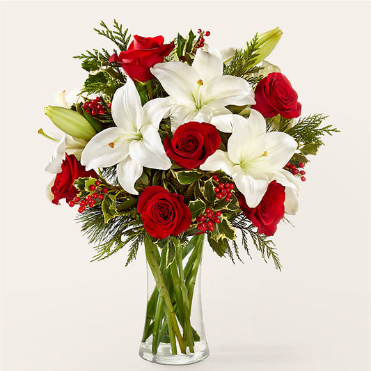 Sparkling Snowflakes Bouquet –  Rambling Rose Florist, Dunedin FL