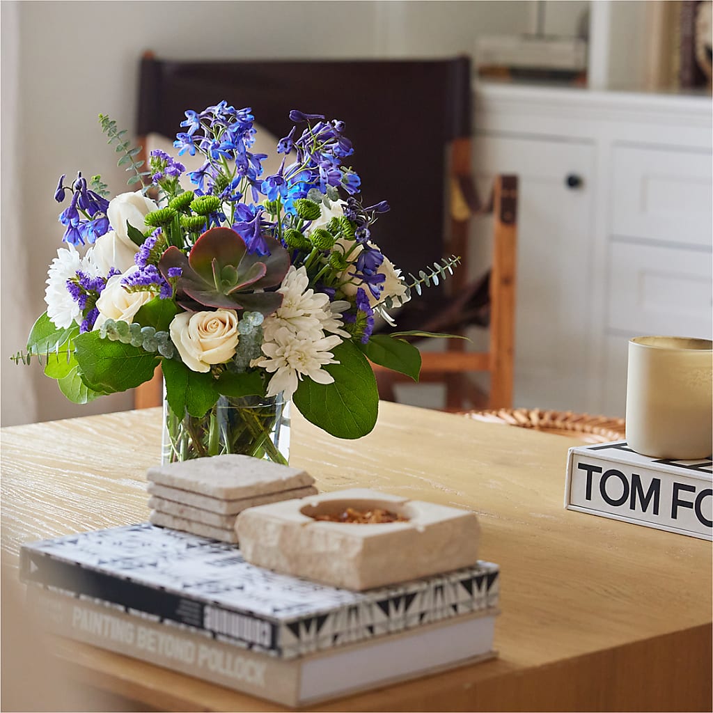 Cerulean Waves Bouquet –  Rambling Rose Florist, Dunedin FL