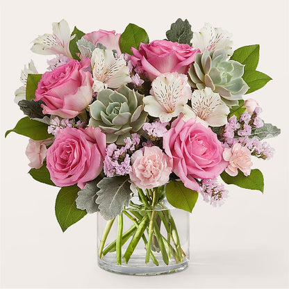 Dusty Rose Bouquet –  Rambling Rose Florist, Dunedin FL