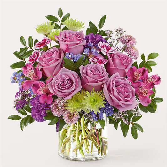 Glass Half Full Bouquet –  Rambling Rose Florist, Dunedin FL