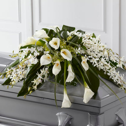 Angel Wings Casket Spray –  Rambling Rose Florist, Dunedin FL