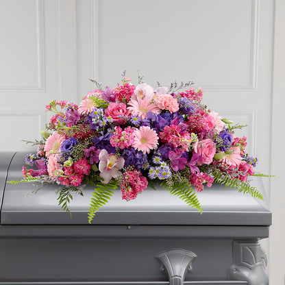 Glorious Garden Casket Spray –  Rambling Rose Florist, Dunedin FL