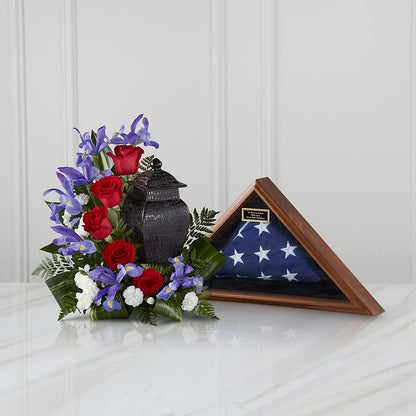 Patriotic Tribute Arrangement –  Rambling Rose Florist, Dunedin FL