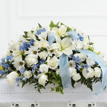 Tender Treasure Casket Spray –  Rambling Rose Florist, Dunedin FL