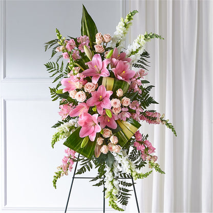 Elegant Embrace Standing Spray –  Rambling Rose Florist, Dunedin FL