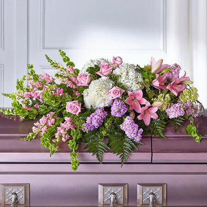 Life's Gratitude Casket Spray –  Rambling Rose Florist, Dunedin FL