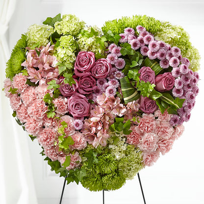 Heartwarming Standing Heart –  Rambling Rose Florist, Dunedin FL