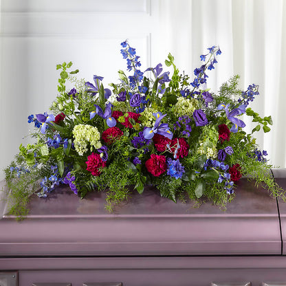 Always Treasured Casket Spray –  Rambling Rose Florist, Dunedin FL