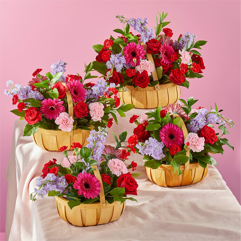 Pink Picnic Basket –  Rambling Rose Florist, Dunedin FL