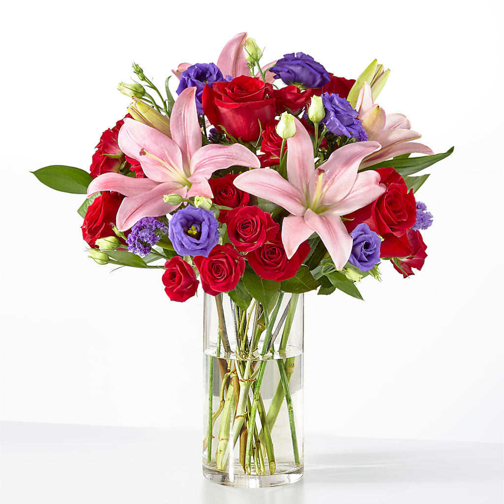 Truly Stunning Bouquet – pink, purple, red flower arrangement | Dunedin ...