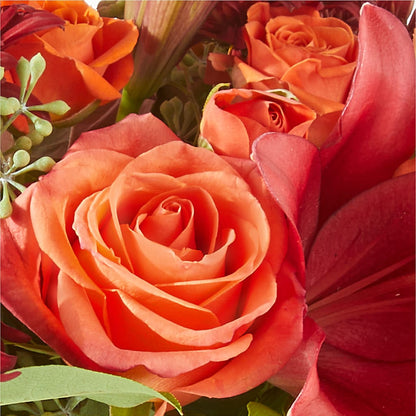 Crimson Leaves Bouquet –  Rambling Rose Florist, Dunedin FL