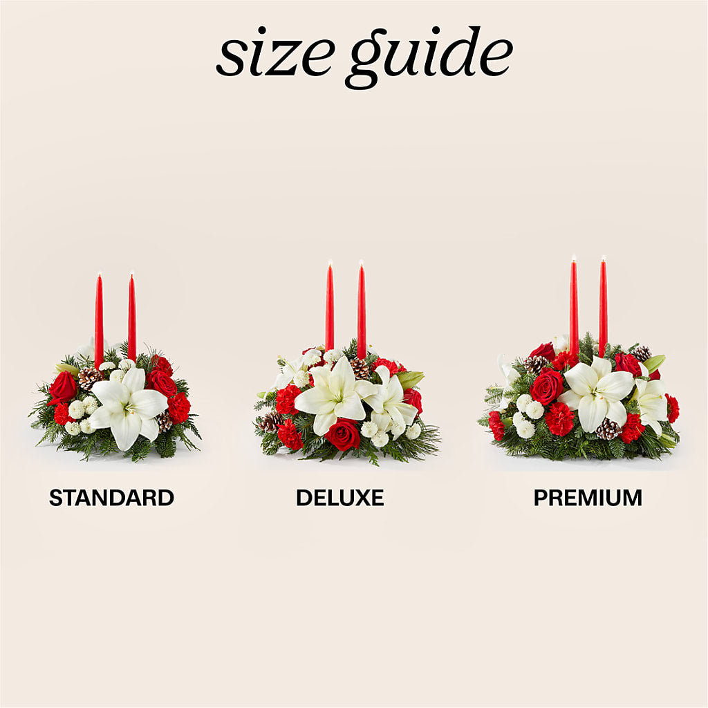 Seasonal Festivities Centerpiece –  Rambling Rose Florist, Dunedin FL