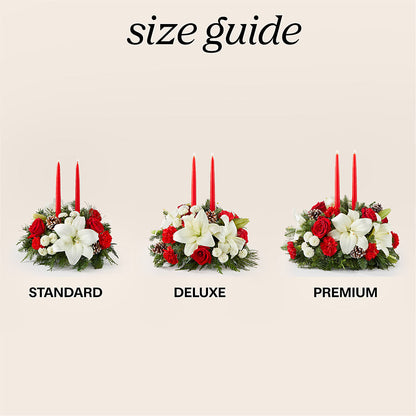 Seasonal Festivities Centerpiece –  Rambling Rose Florist, Dunedin FL