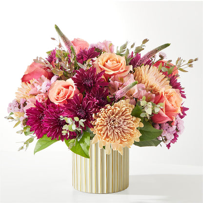 Berry Cobbler Bouquet with Ivory Vase –  Rambling Rose Florist, Dunedin FL