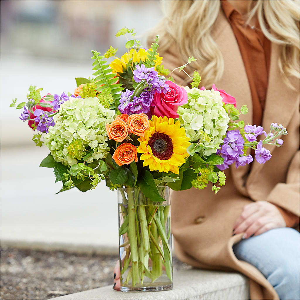 Vibrant Greetings Bouquet –  Rambling Rose Florist, Dunedin FL
