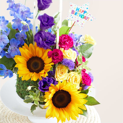 Star of the Day Floral Cake –  Rambling Rose Florist, Dunedin FL