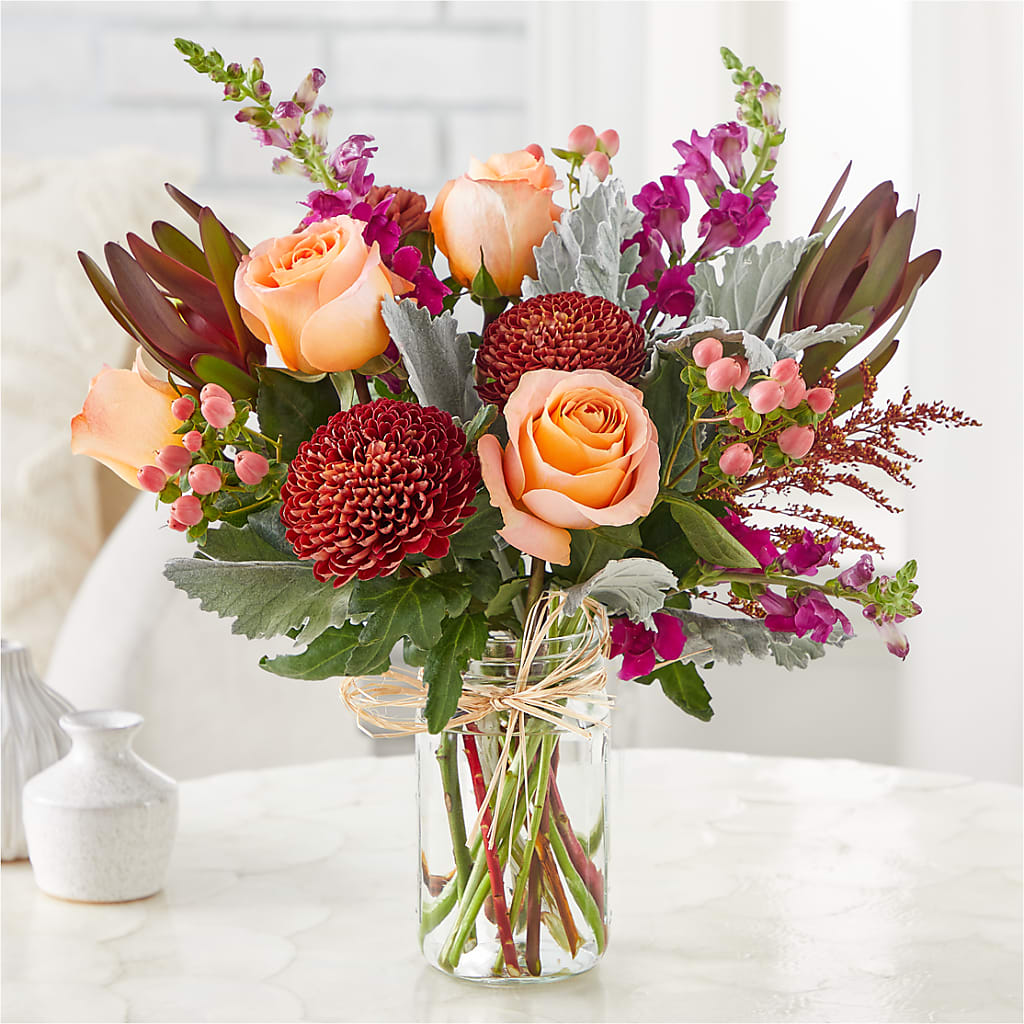 Moody Hues Bouquet –  Rambling Rose Florist, Dunedin FL