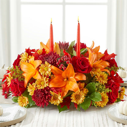Autumn's Embrace Centerpiece –  Rambling Rose Florist, Dunedin FL