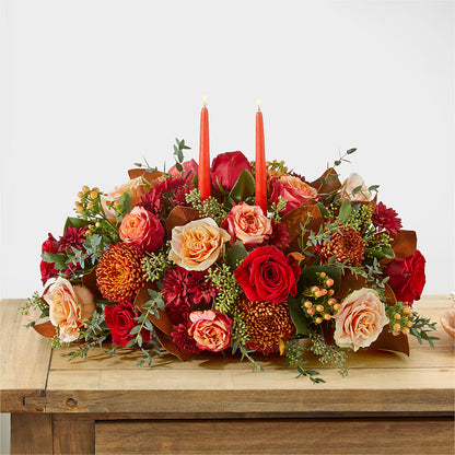 Gather Near Centerpiece –  Rambling Rose Florist, Dunedin FL