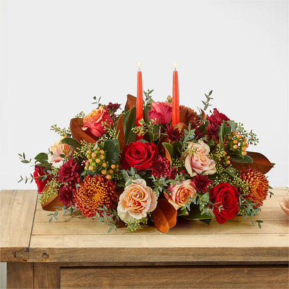 Gather Near Centerpiece –  Rambling Rose Florist, Dunedin FL