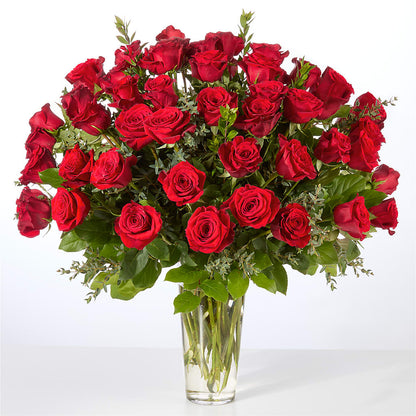 Forever Yours Fifty Stem Red Rose Bouquet –  Rambling Rose Florist, Dunedin FL