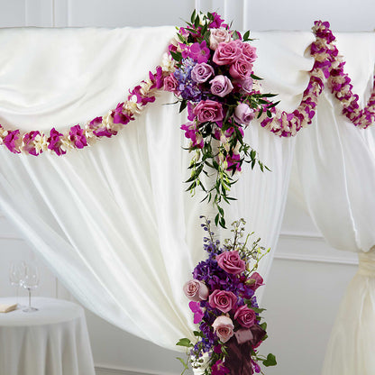 Color & Light Chuppah Decor –  Rambling Rose Florist, Dunedin FL