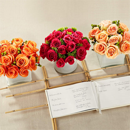 Dawn Rose Centerpiece –  Rambling Rose Florist, Dunedin FL